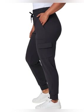 Mondetta Black Jogger Cargo Pants